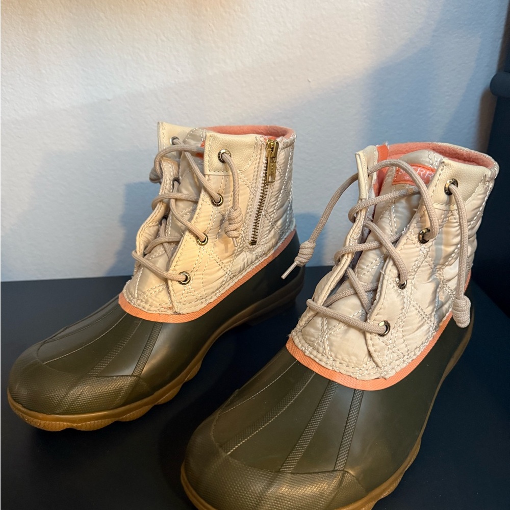 Sperry Syren Gulf Quilted Pop Lace-Up Duck Boots